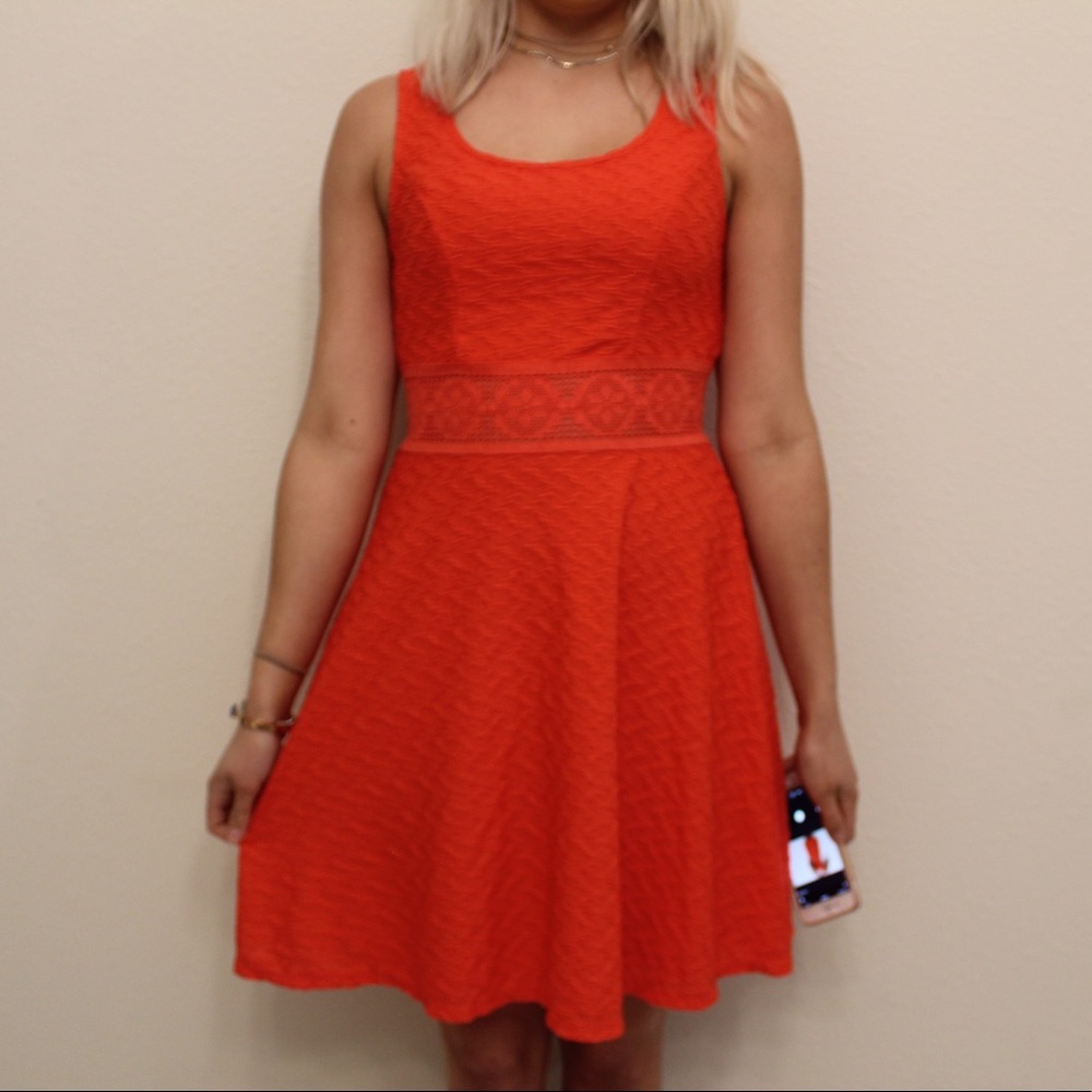 Bright Red Dress